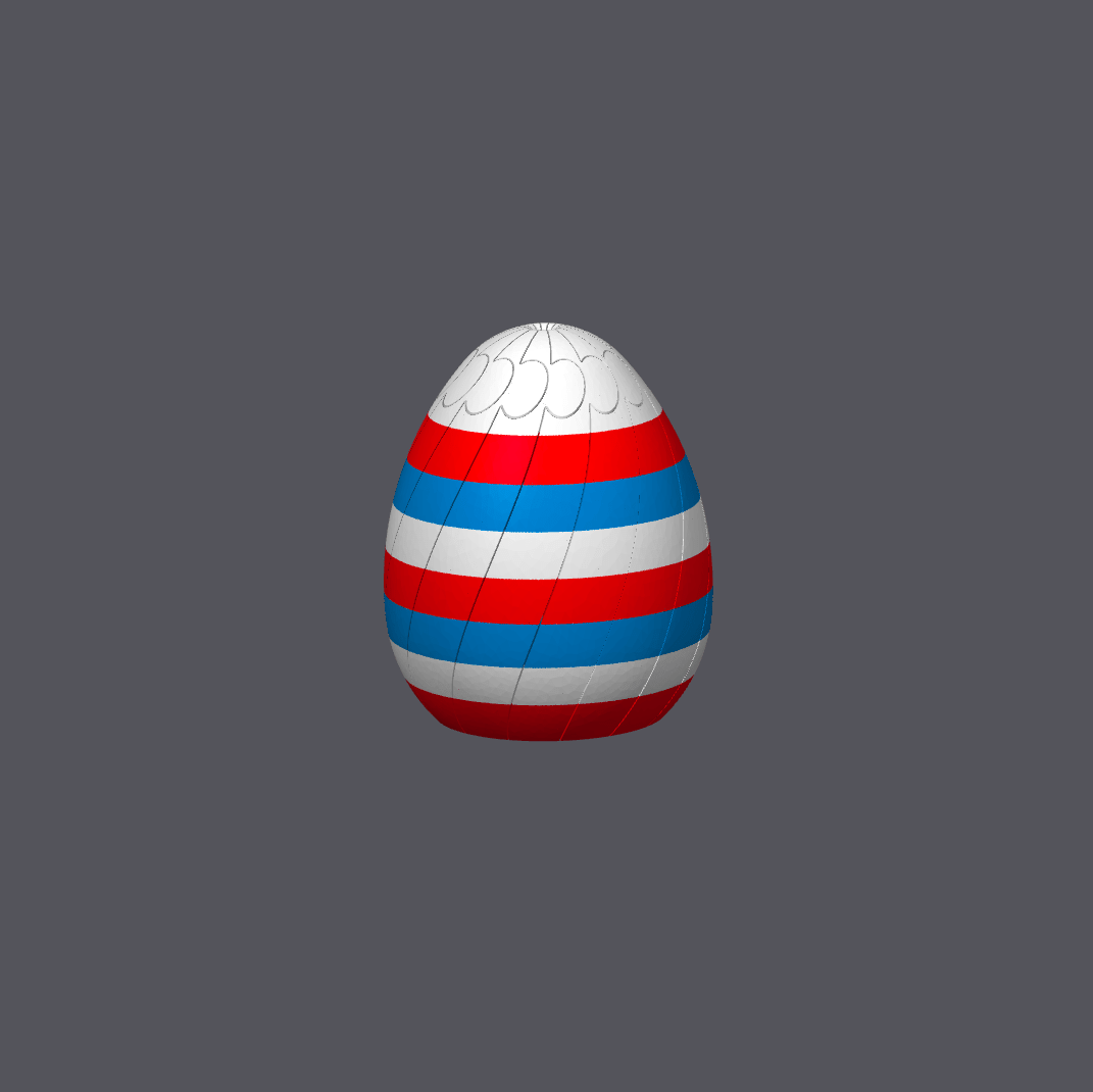 4th July fidget egg