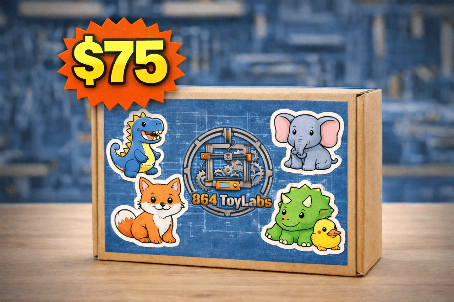Build Your Own 3D Printed Toy Box