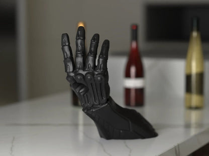 Cyborg Arm Wine Bottle Holder