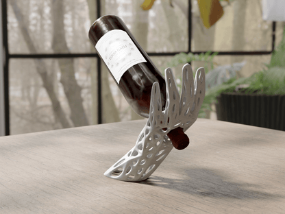 Voronoi Wine Bottle Holder