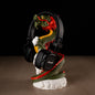 Marshall headphones on a dragon-shaped stand with a black background