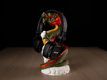 Chinese Dragon headphone holder