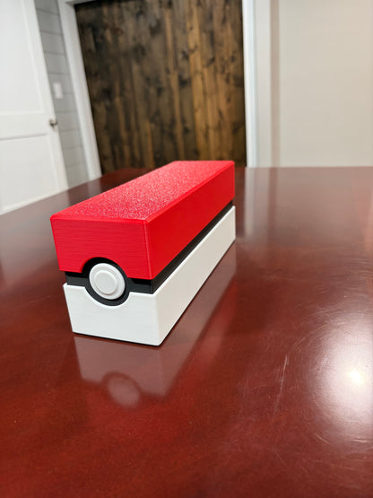 Multiple colors of the 3D printed trading card holders side by side
