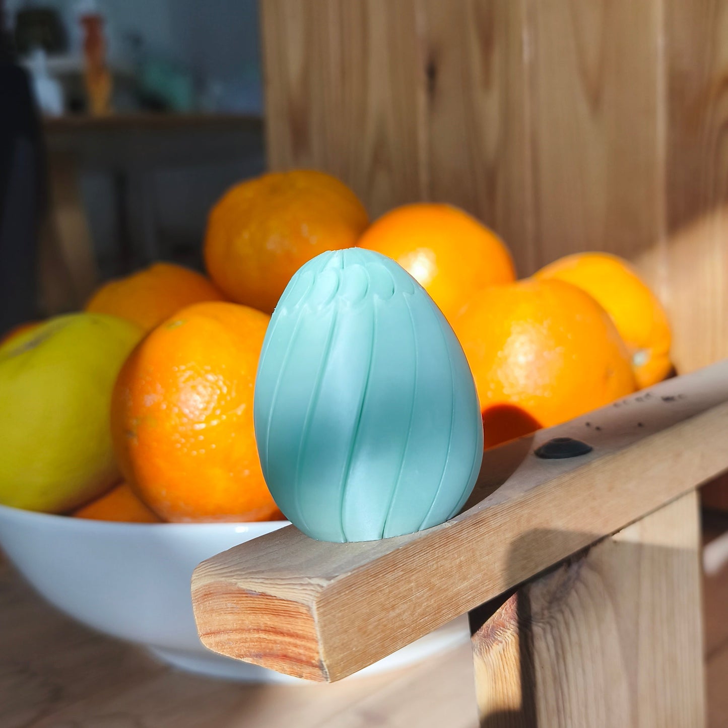 Video of the 3D printed slime fidget egg opening and the slime creature flexing