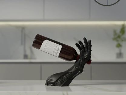 Cyborg Arm Wine Bottle Holder