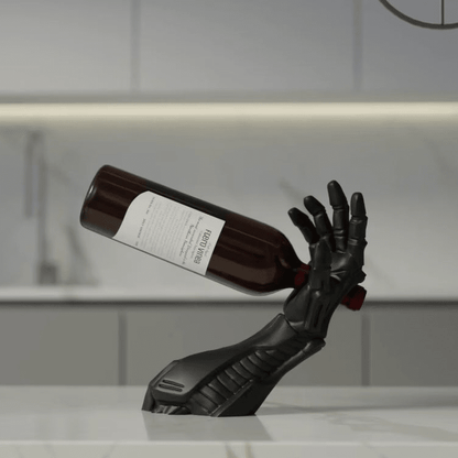 Cyborg Arm Wine Bottle Holder