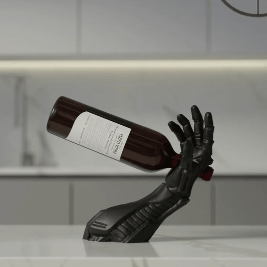 Cyborg Arm Wine Bottle Holder