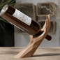 Minimalist Wood Wine Bottle Holder