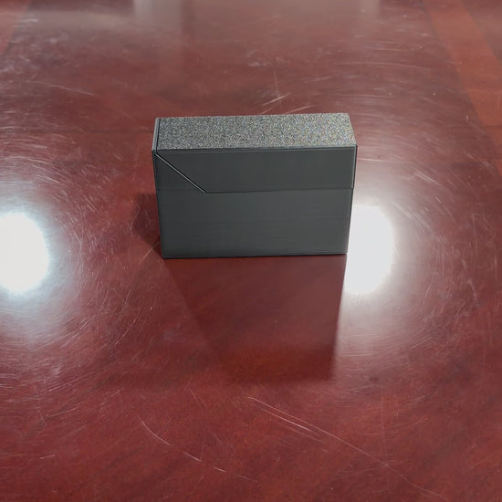 Video of the 3D printed slide deck box opening and holding a full card deck
